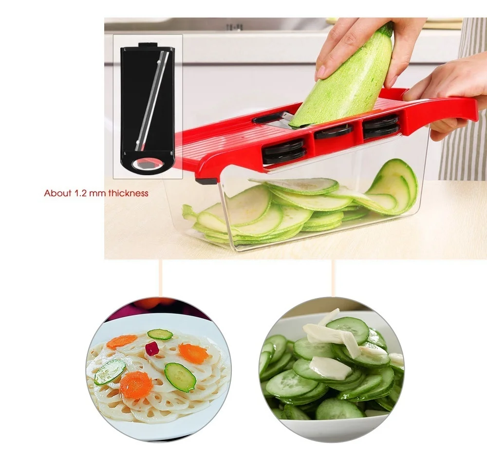 Набор Фруктовый нож для резки картофеля и овощей резак 7 стилей