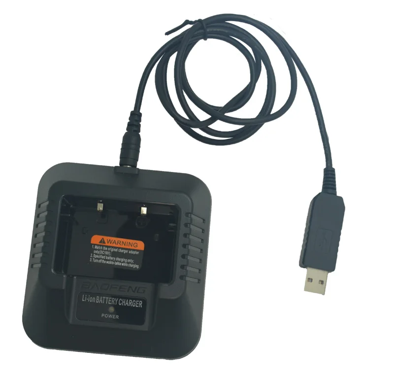 USB charger baofeng автомобильное зарядное устройство, USB зарядное устройство, стены настольное зарядное устройство для Baofeng UV-5R UV-5RE UV-5RA иди и болтай walkie talkie двухстороннее радио - Цвет: USB charger