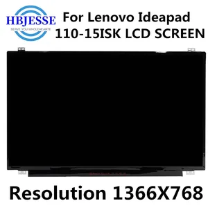 test well 15 6 inch led lcd screen for lenovo ideapad 110 15isk 80ud001tus edp 30pin silm screen hd 1366x768 replacement free global shipping