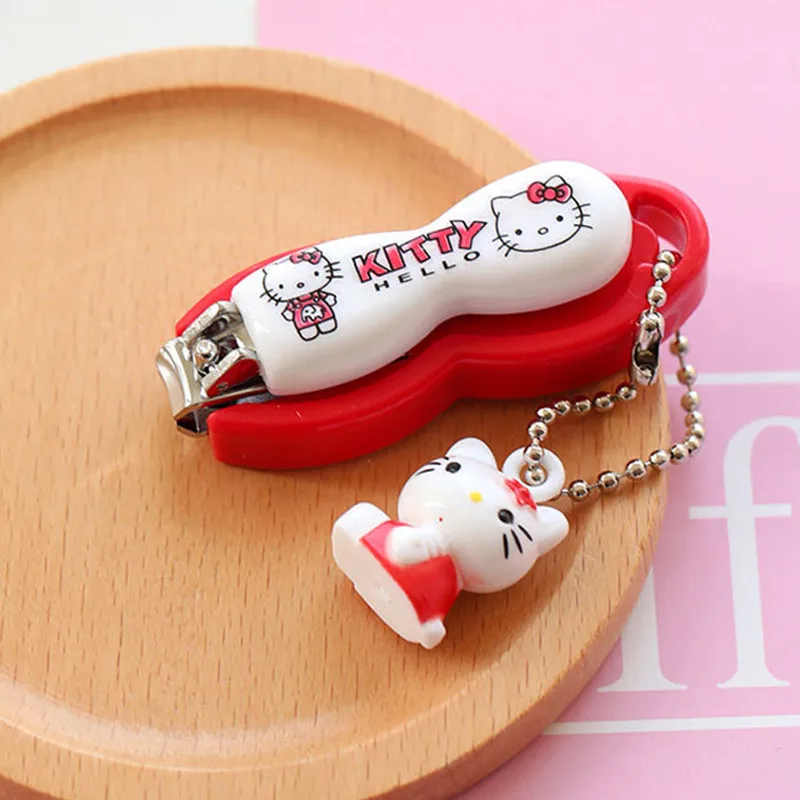 Кусачки для ногтей Kawaii Sanriod аниме периферические купальники Kitty мультфильм милые