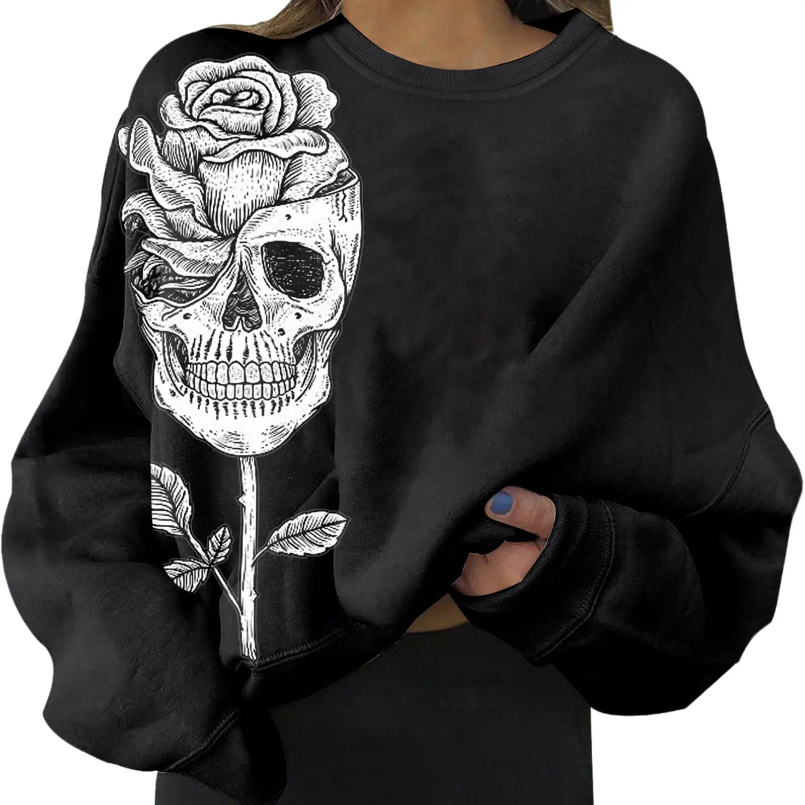 Свитер на Хэллоуин повседневная одежда свитера топы пуловер с вырезом лодочкой