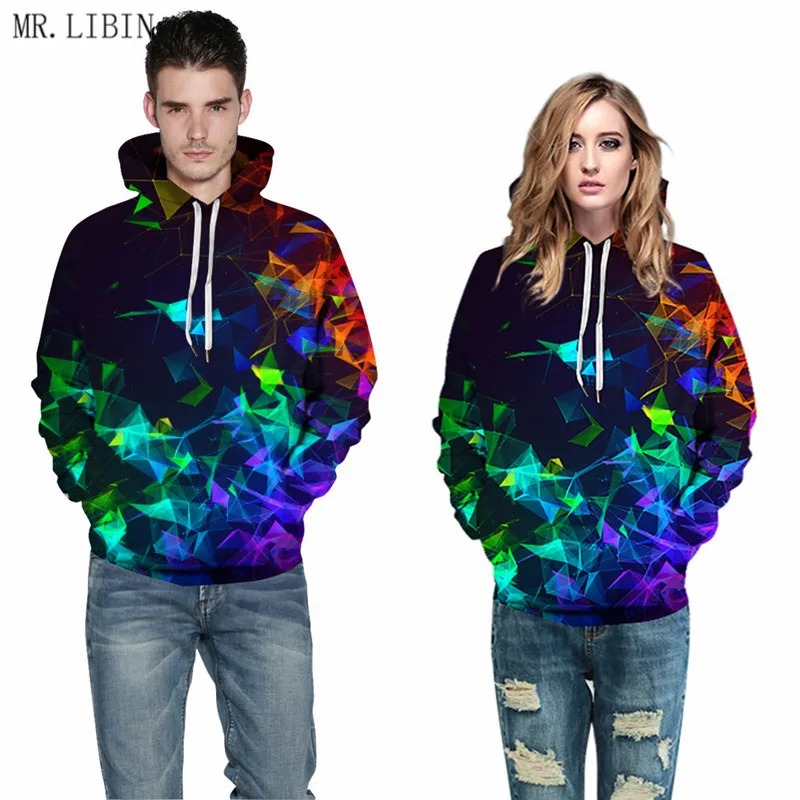 Алмазная 3D мужская Толстовка Деми-сезонная толстовка хип-Толстовка в стиле