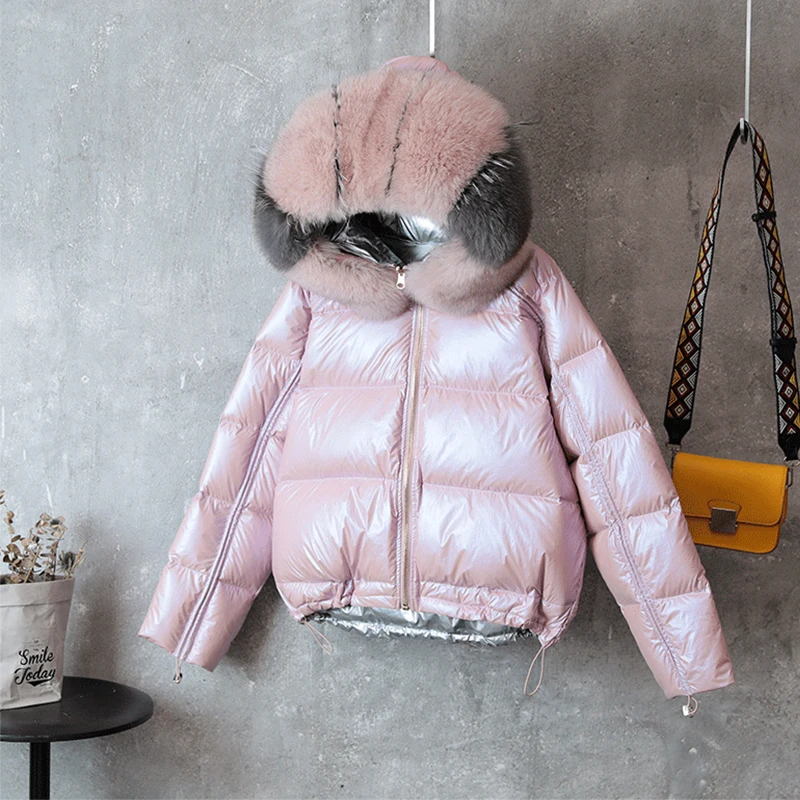 Fitaylor женский зимний пуховик теплая куртка с большим воротником из