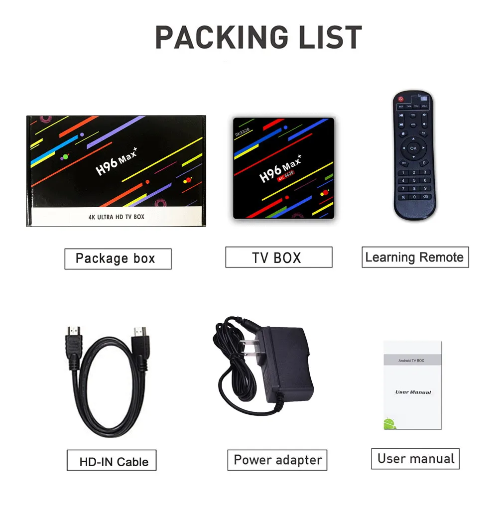 H96 Max Plus tv Box 2,4G/5G Wifi Android 9,0 RK3328 четырехъядерный BT 4,0 Google Play Smart tv USB3.0 H.265 4K Youtube Netflix