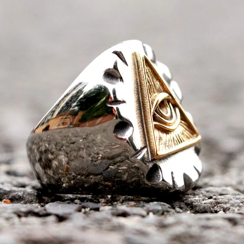 Модные масонские кольца для мужчин тяжелый металл в стиле панк хип хоп из