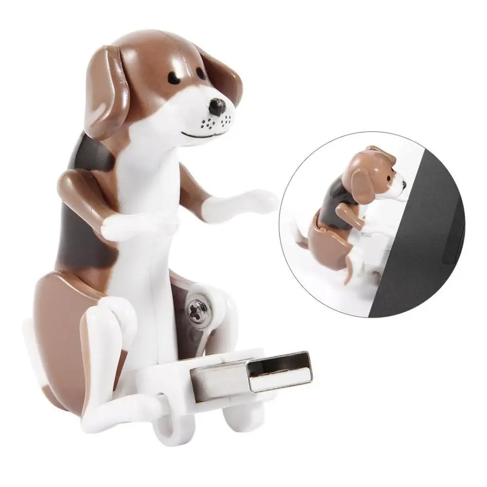 Забавная USB электронная собака ходьба движущаяся игрушка облегчение стресс