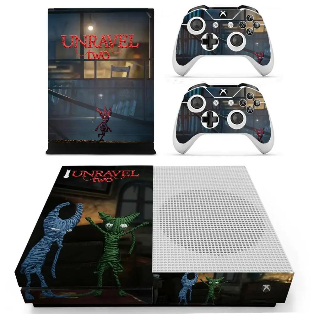 Раскройте два для Xbox One S кожа Виниловая Наклейка Pegatina Adesivos one тонкая консоль и