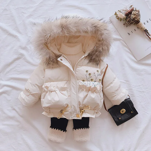 

New baby winter coat girl padded jacket