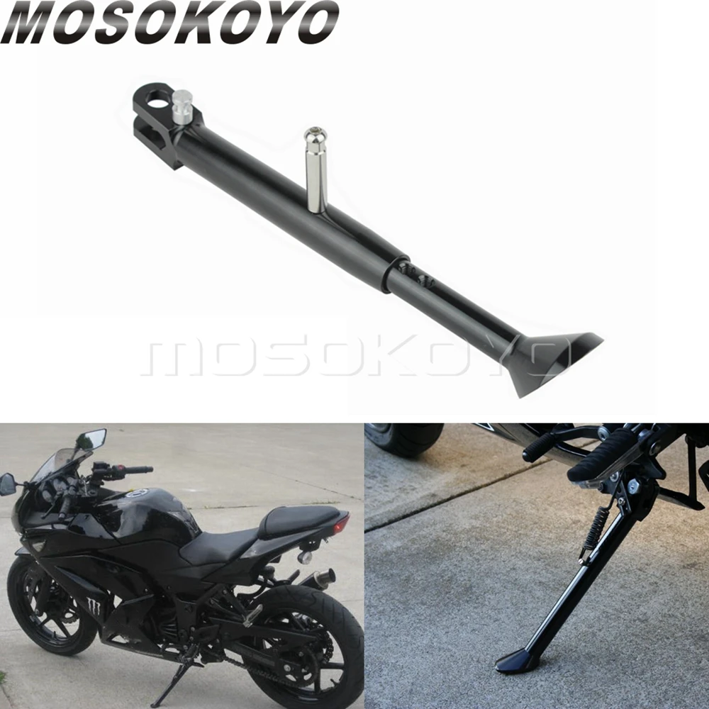 

Подставка для стоянки мотоцикла, регулируемая алюминиевая подставка, боковая подставка для ног, подставка для Kawasaki EX250 EX 250 2008-12