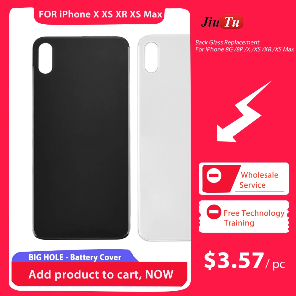 Для iPhone 10 X XS XMax Задняя стеклянная крышка батареи задняя дверь корпус чехол для Apple iPhone X Задняя стеклянная крышка