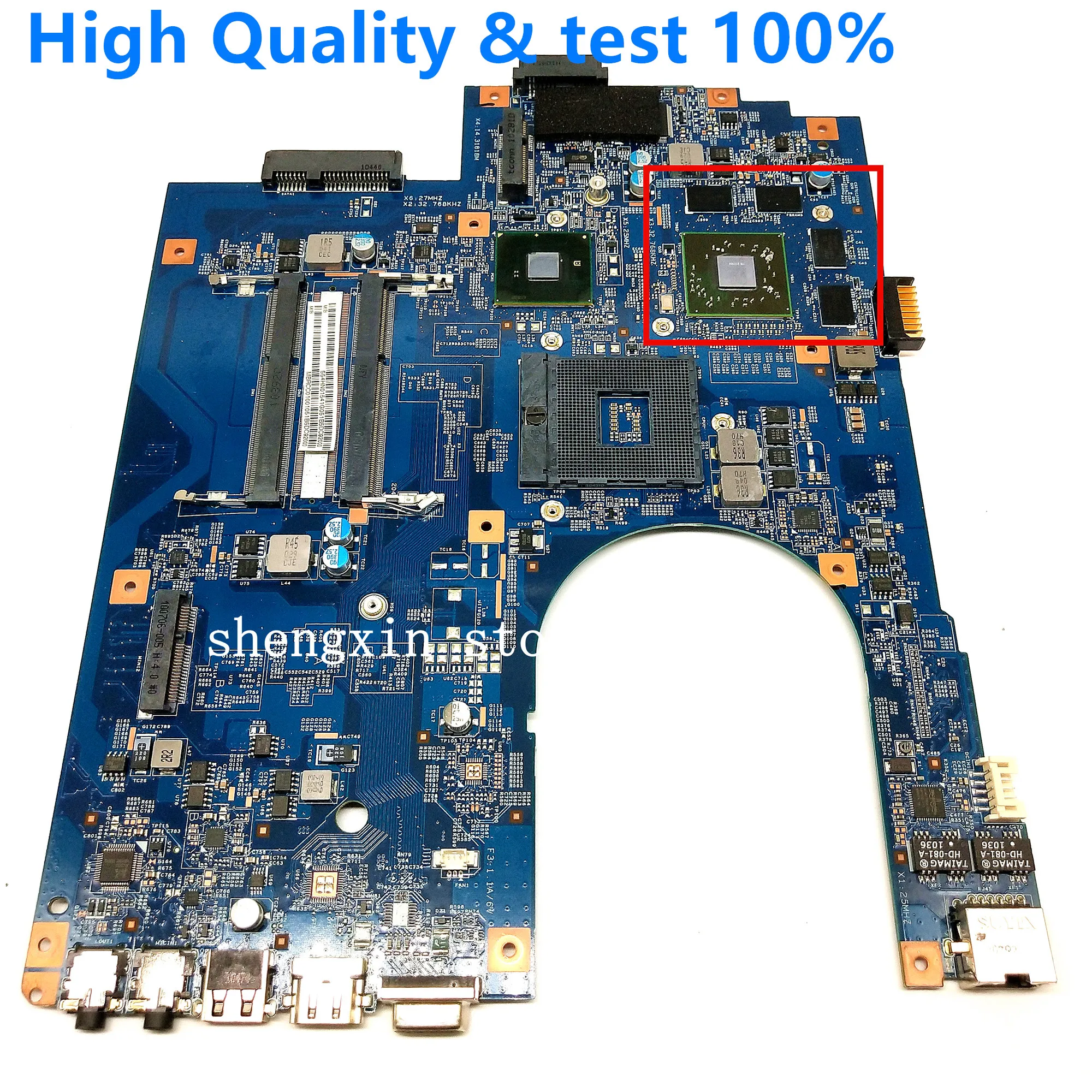 Материнская плата для ноутбука ACER 7741 7741G MBBJ901001 S989 HM55 48, 4hn01.01m