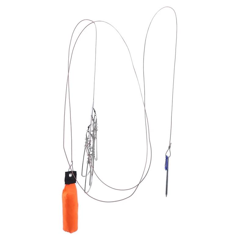 Vertvie рыболовная веревка с замком и пряжкой из нержавеющей стали живой рыбы замок