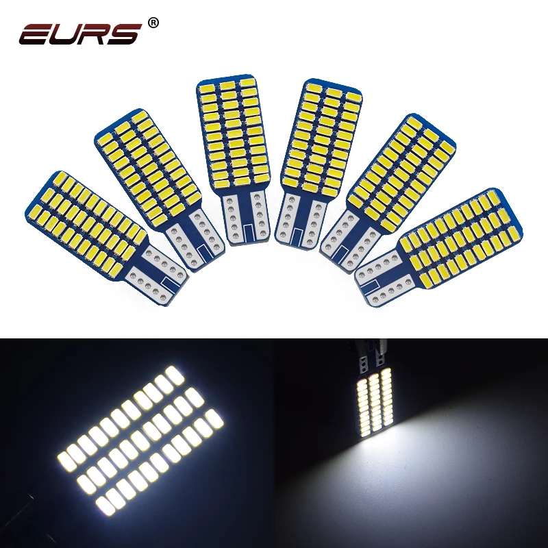 6 шт T10 194 168 W5W светодиодный лампы 33SMD автомобиля задние фонари купольная лампа