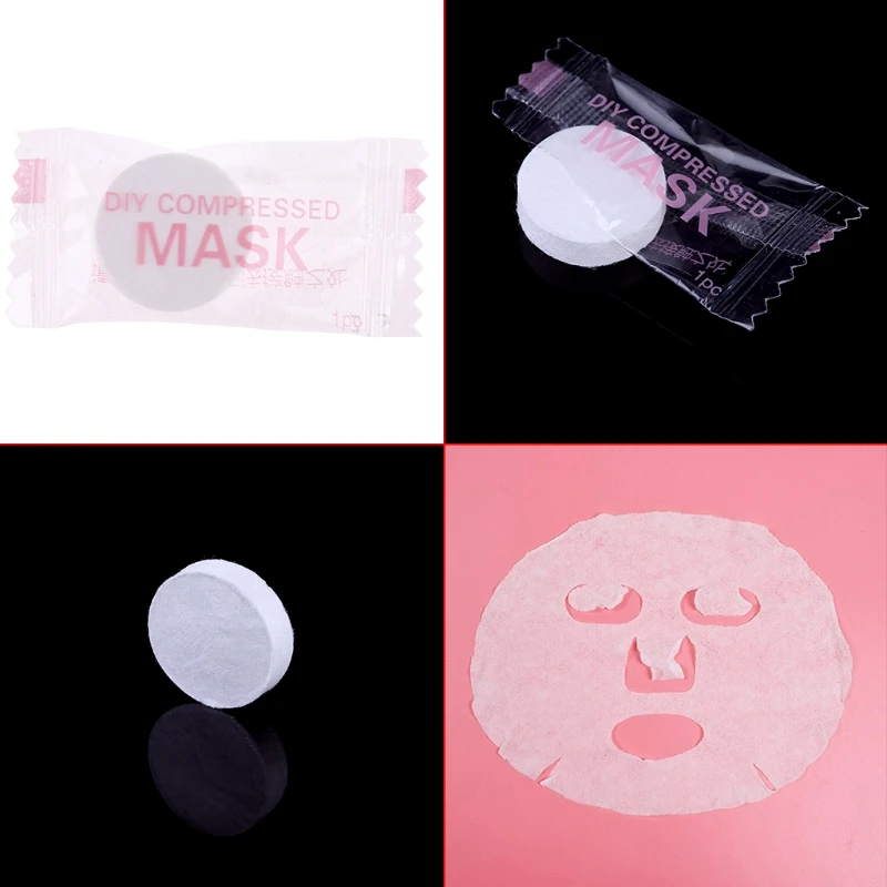 

500pcs Disposable Cotton Papers Face Mask Paper Compressed Makeup Women Skin Care Tool