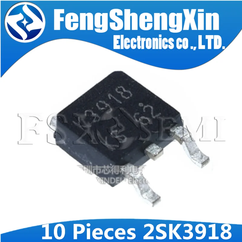 10pcs/lot 2SK3918 TO-252 K3918 MOS Field Effect Transistor | Integrated Circuits