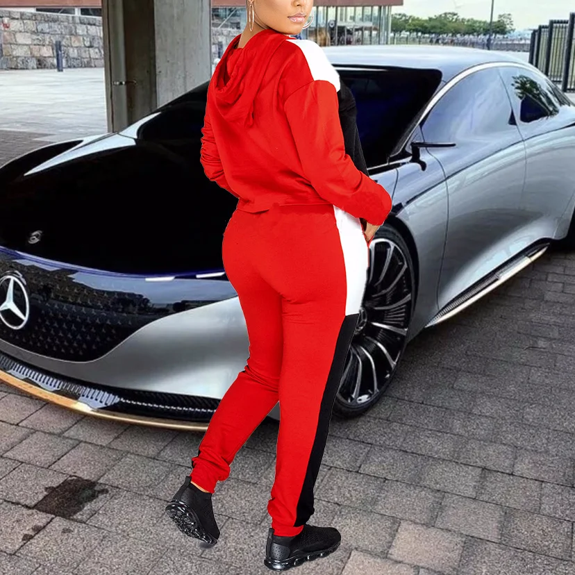 

Autumn Woman Two Pieces Sets Hoodies Sweatshirt+Long Pants Casual Sets Pink Letter Printed Oversize Tracksuit Streetwear Outfit