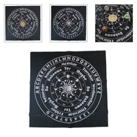 30x30cm tablecloth pendulum magic pentacle runes altar table cloth divination card pad