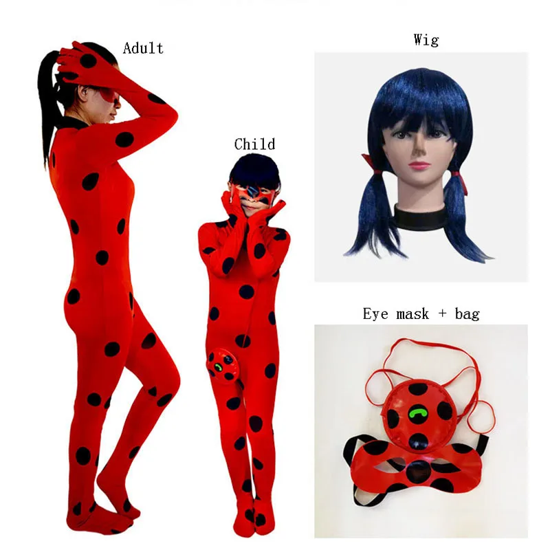 Детский карнавальный костюм божьей коровки на Хэллоуин одежда для женщин и