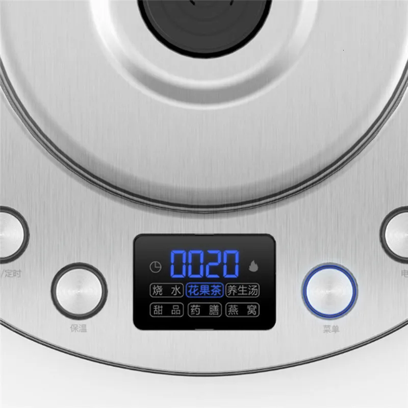 Xiaomiyoupin 1.5L многофункциональный чайник Deerma DEM-YS802, многофункциональный электрический чайник из нержавеющей стали