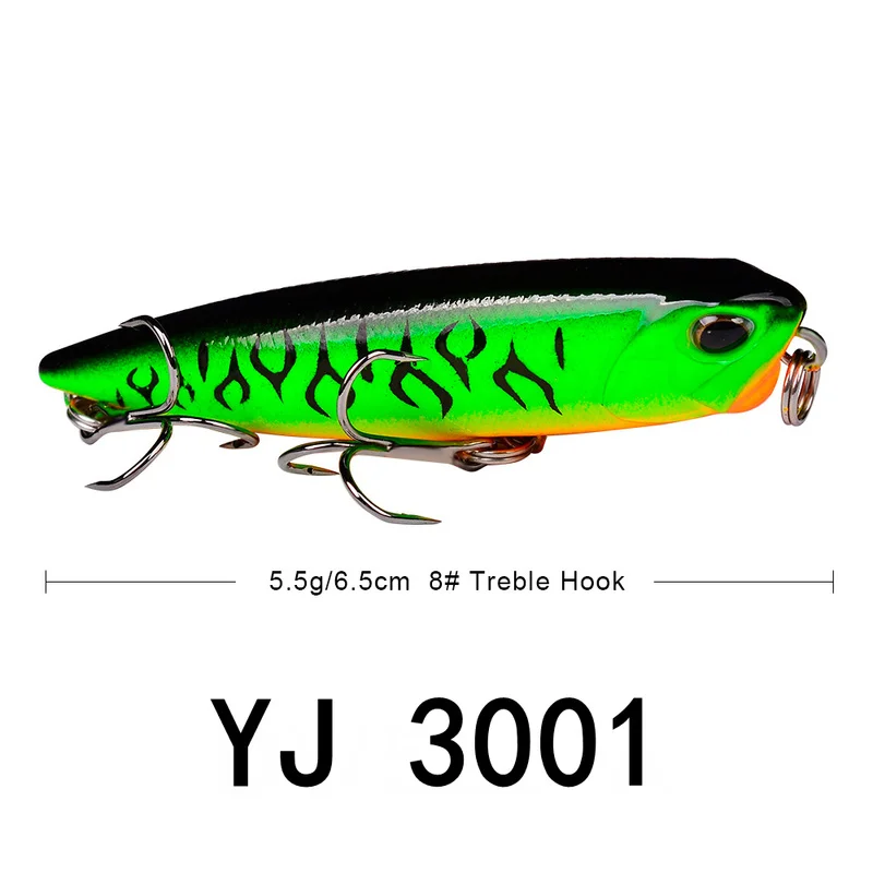 

1 Pcs 5.5g/6.5cm Snake Head Pencil Fishing Lures Floating Wobbler Fishing Tackle Aritificial Hard Bait Crankbait Isca Pesca