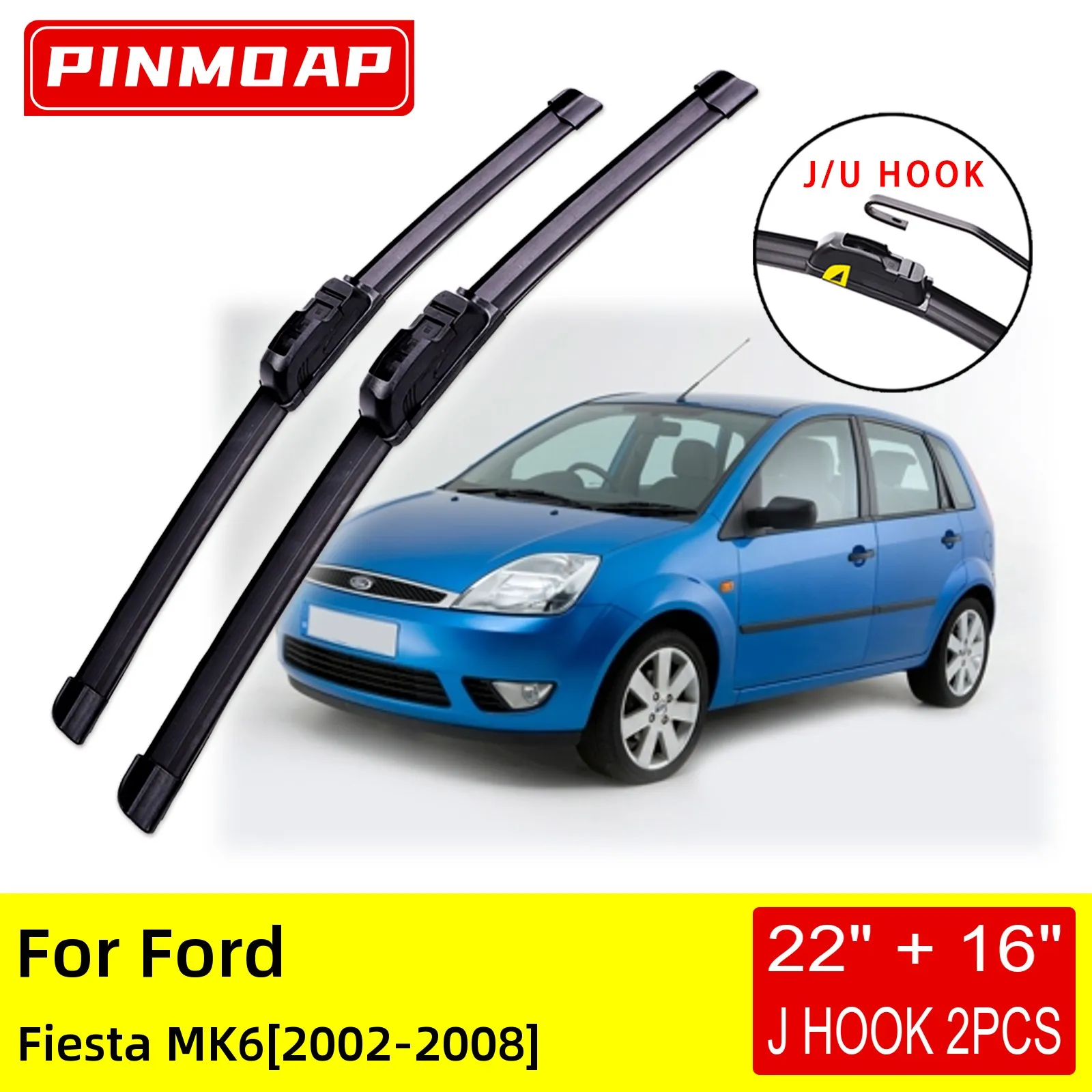 

Щетки стеклоочистителя передние для Ford Fiesta MK6 2002 2003 2004 2005 2006 2007 2008
