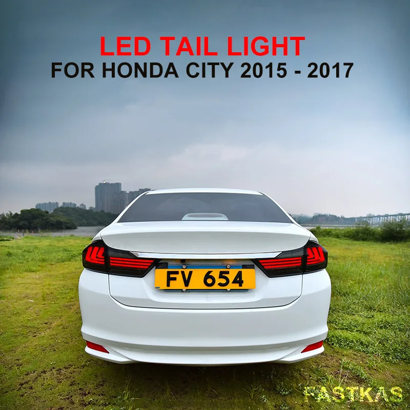 Светодиодный задний фонарь для Honda City 2015 2016 2017 левой и правой стороны