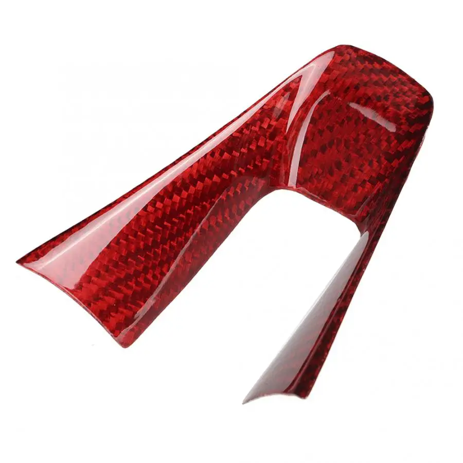 Накладка на руль красного цвета из углеродного волокна 1 шт. подходит для Alfa Romeo