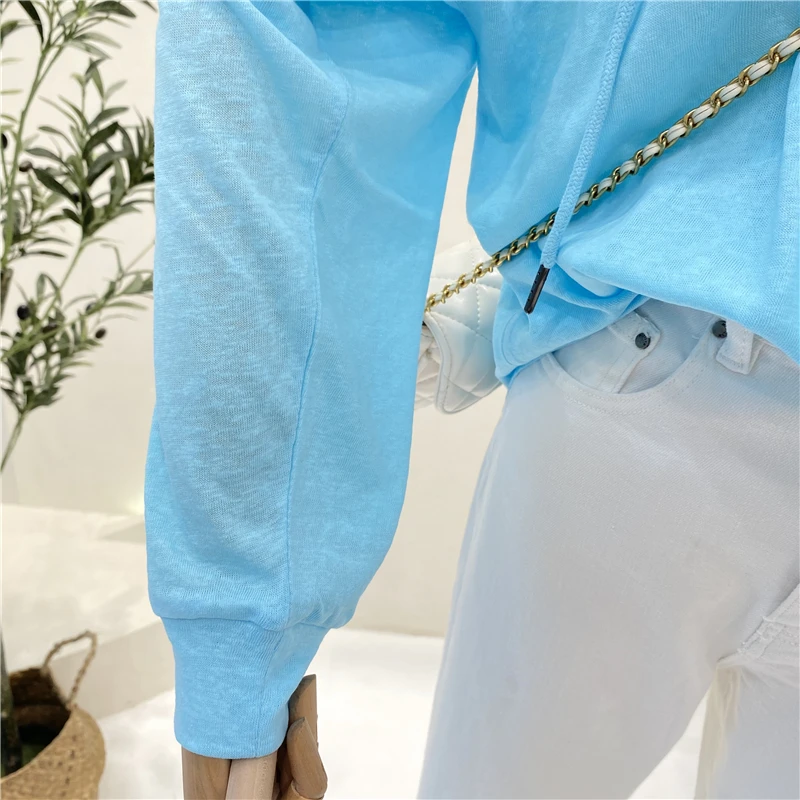 

Summer Women Thin Loose Zip Up Tee Tunic Top Long Sleeve 2021 Good Quality Solid See Through Cozy Casual T Shirt