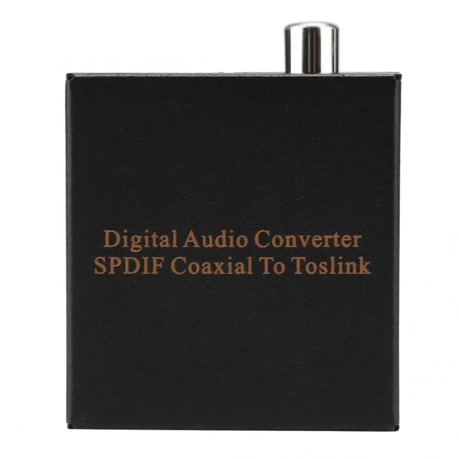 SPDIF/TosLink/коаксиальный цифровой аудио конвертер Трансвертер адаптер| |