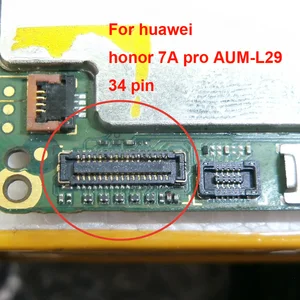 2 шт.лот FPC коннектор для Huawei honor 7A pro AUM-L29 на материнской плате 34pin