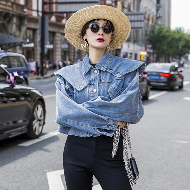 Новое модное Ковбойское пальто с длинными рукавами и отворотами| |