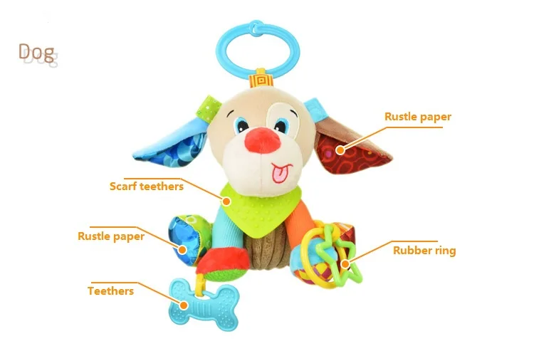 Веселая обезьяна прекрасные плюшевые мягкие игрушки с текстурой Мягкая кроватка