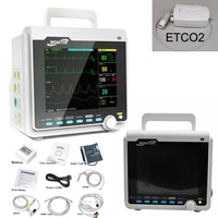 cms6000 portable icu patient monitor 8 vital signs monitor ecg nibp spo2 resp pr temp with etco2 module medical device machine