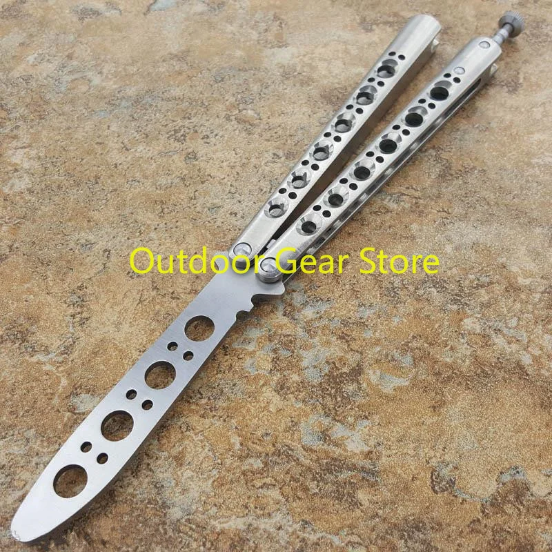 Theone классический T4 titanium ручка бабочка нож для тренера BM40 BM41 BM42 BM43 BM46 BM47 канала 440C