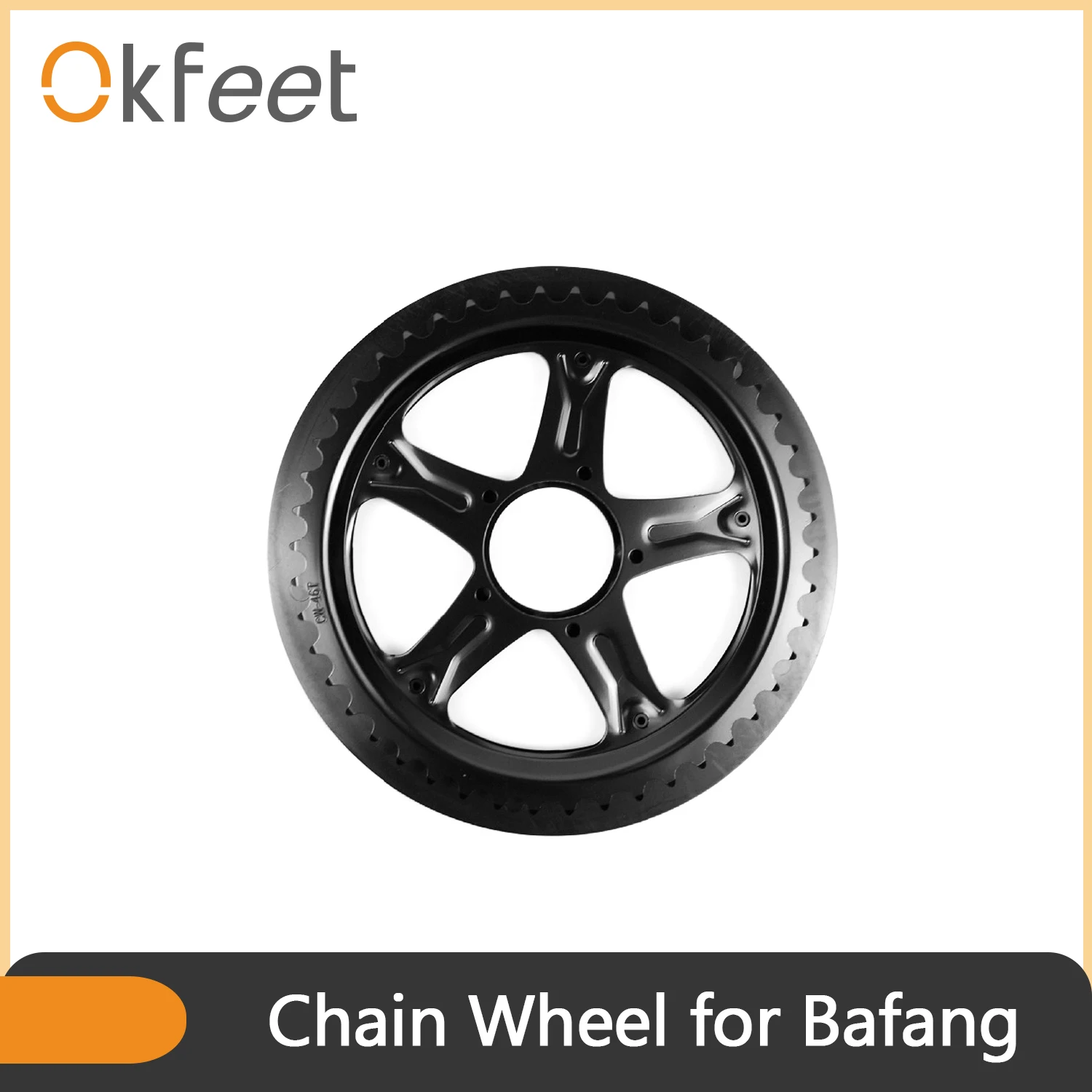 Электрический велосипед okfeet BBS01 BBS02 BAFANG E замена 44T 46T 48T 52T зубчатое цепное колесо