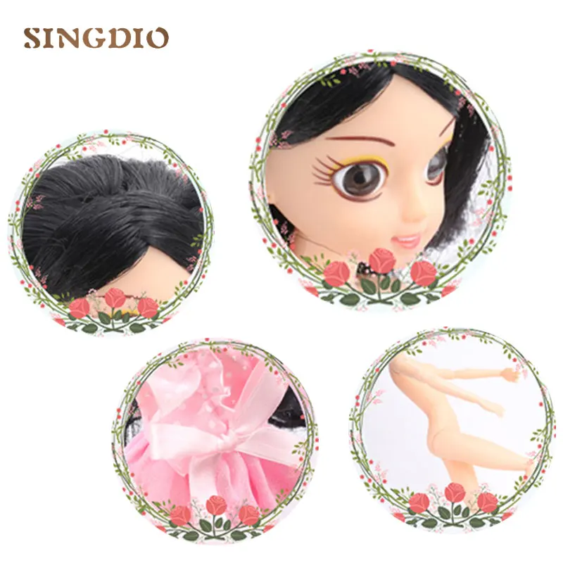 Пластиковая модная красивая кукла принцессы модель Белль детские игрушки для