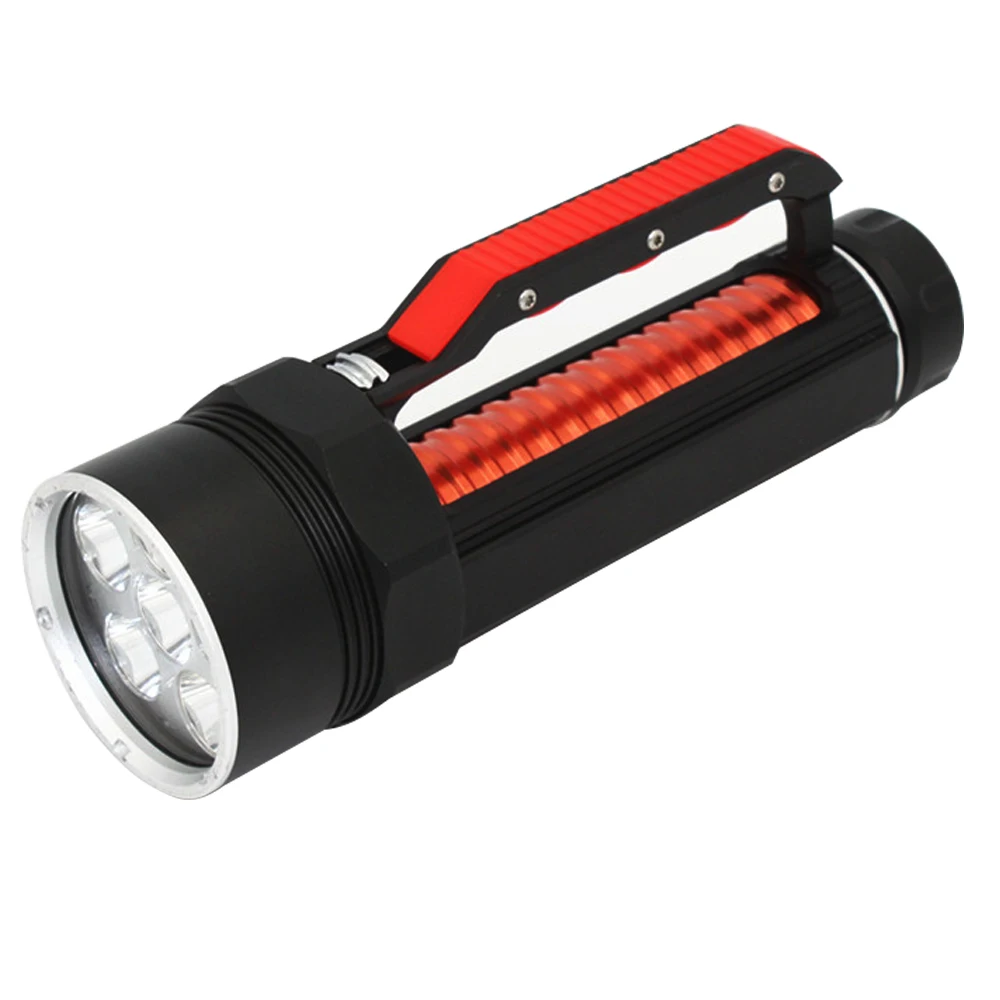 Barato Poderoso DE BUCEO BAJO El Agua A La Luz UV Linterna De Buceo 6x Luz LED Ultravioleta Pesca Caza Identificar Linterna De Jade De Gel Lámpara De Curado
