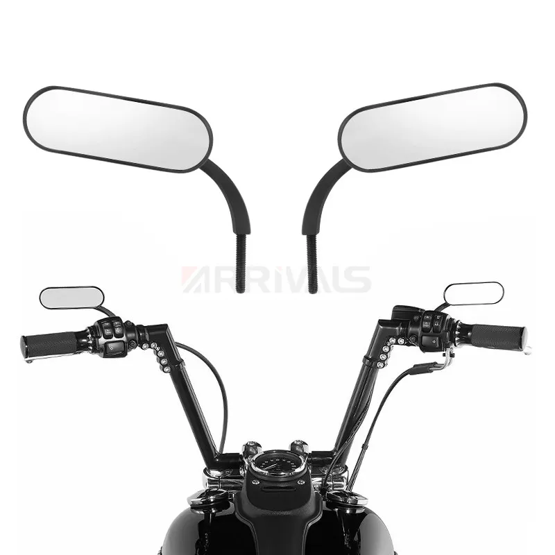 Боковые зеркала заднего вида для мотоцикла левое и правое Harley Touring Electra Glide Fatboy