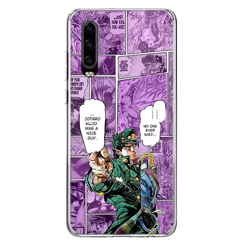 jojo bizarre adventur anime phone case for huawei p30 p20 p40 p50 mate 40 30 20 10 pro p10 lite customized gift coque cover free global shipping