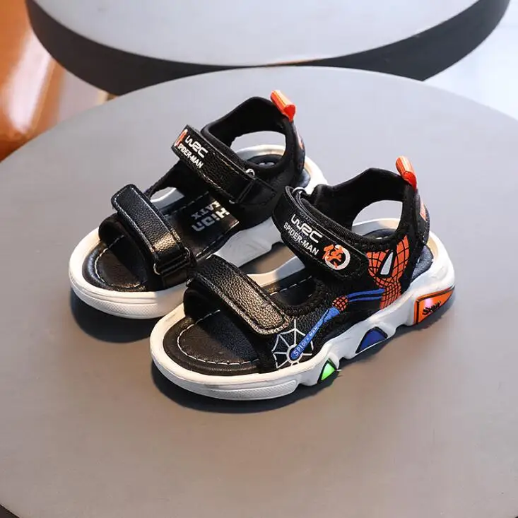 Disney детское нижнее белье с рисунком Человека-паука Для детей на лето сандалии для