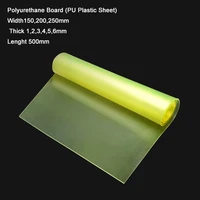 polyurethane board pu plastic sheet width150200250mm thick 123456mm lenght 500mm flexible wear resistant diy material