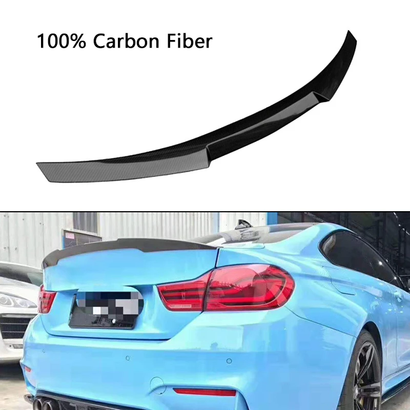 Автомобильный задний спойлер крыло из настоящего углеродного волокна для BMW 2/3/4/5