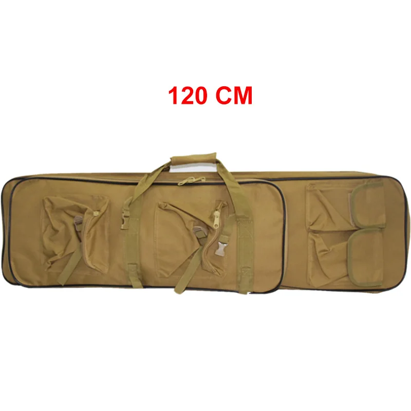 120cm sand Открытый военный рюкзак 85 95 120 см для винтовки, охотничий рюкзак, тактический страйкбол, нейлоновый квадратный чехол для переноски двойной винтовки, мягкая сумка, защитный чехол для оружия - Цвет: 120cm sand
