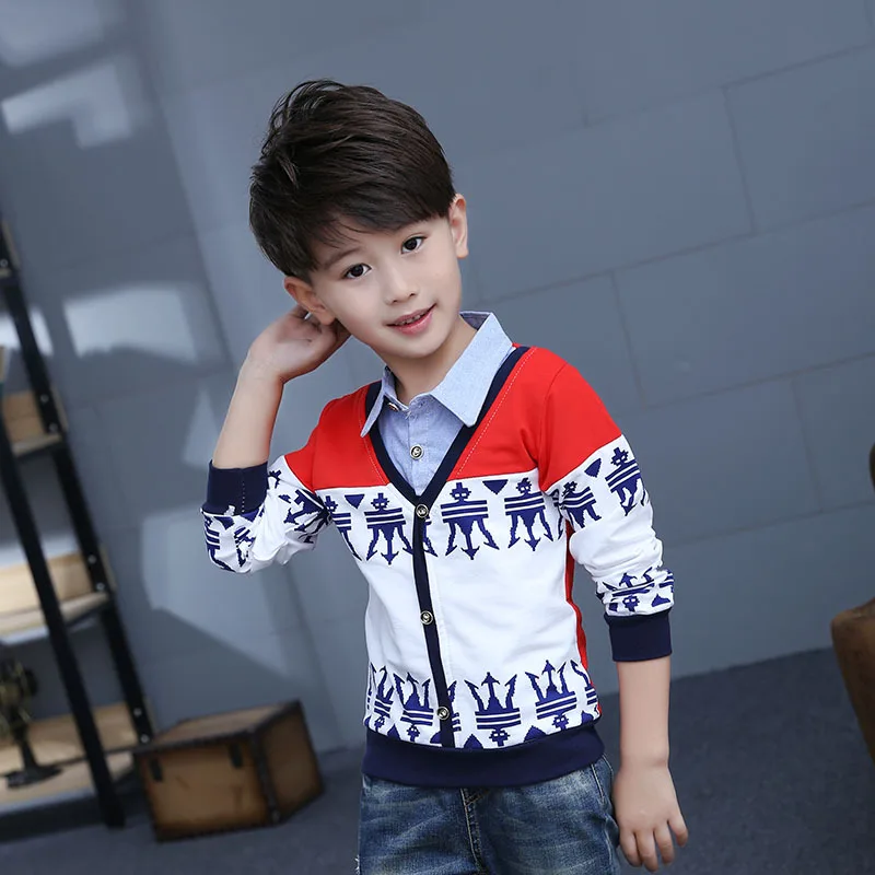 Комплект из 2 предметов для маленьких мальчиков рубашки детские футболки на