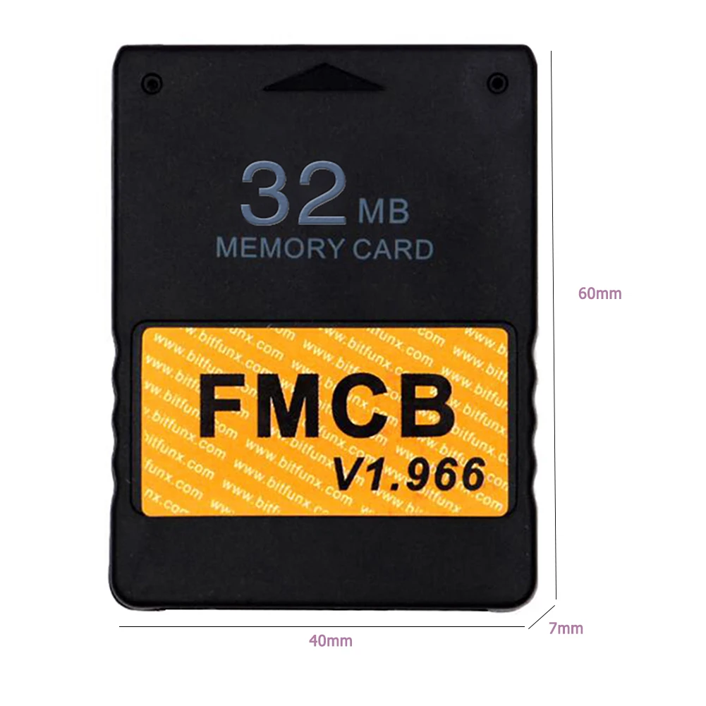 

Bitfunx Free McBoot v1.966 8MB/16MB/32MB/64MB Memory Card for PS2 FMCB version 1.966