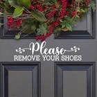 Пожалуйста, удалите наклейку на дверь обуви, виниловый шкаф для обуви, прихожая, домашний декор