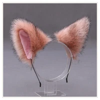 beautiful masquerade halloween cat fox ears cosplay ear anime party costume bell headwear headband anime