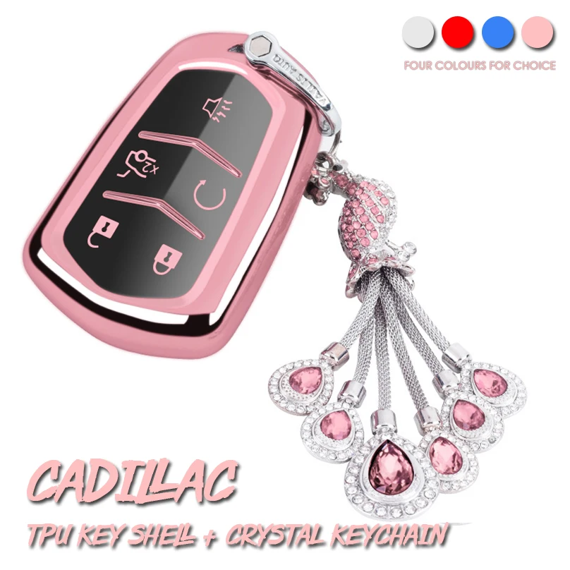 Роскошный алмаз Смарт чехол дистанционного брелока сумка брелок протектор для