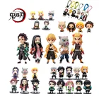 Фигурки аниме Kimetsu no Yaiba, Kamado Nezuko Tanjirou Zenitsu Inosuke Giyuu, ПВХ, Подарочная Рождественская кукла, Demon Slayer, фигурки