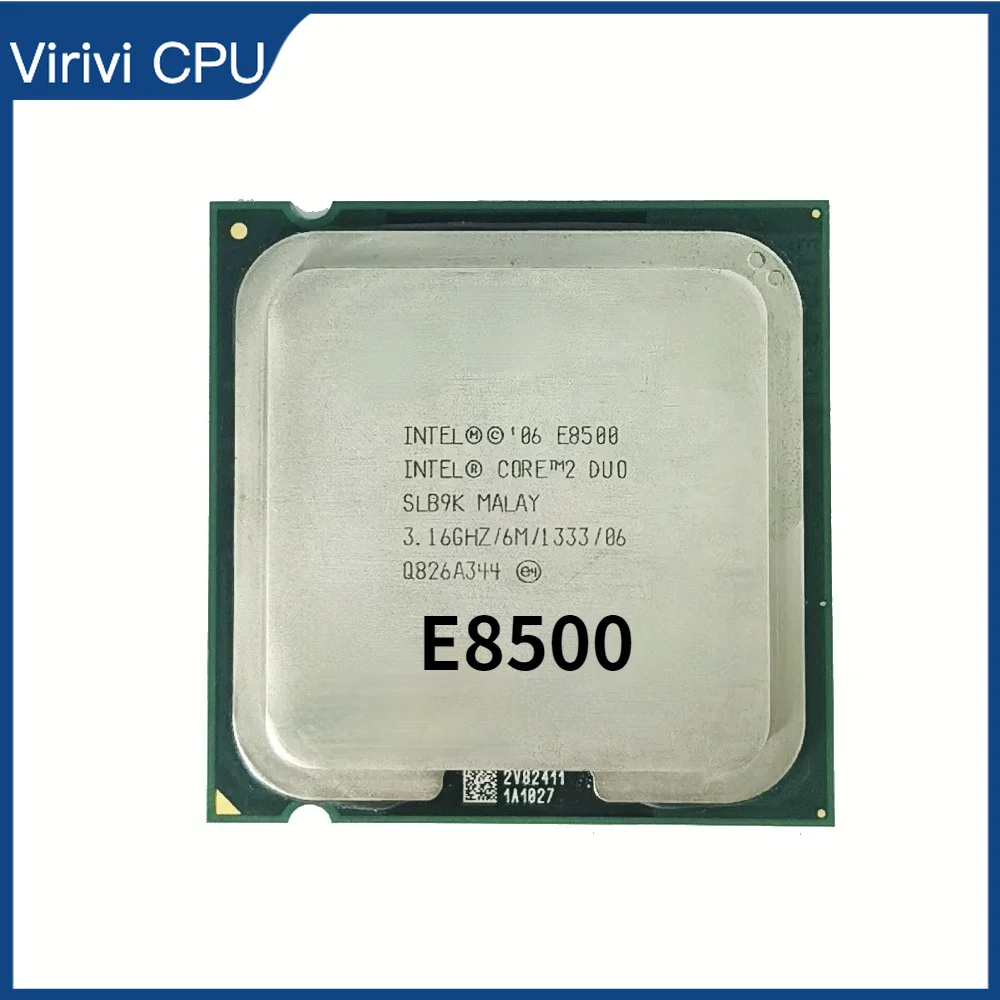 Процессор Intel Core 2 Duo E8500 SLB9K SLAPK 3 16 ГГц 6 Мб 1333 МГц разъем 775 процессор | Компьютеры и